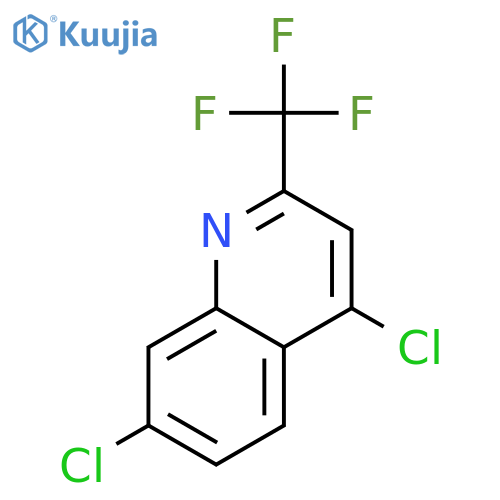 4,7-Dichloro-2-(trifluoromethyl)quinoline structure