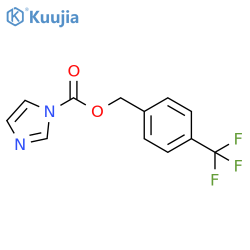 Imidazole-1-carboxylic acid 4-trifluoromethylbenzyl ester structure