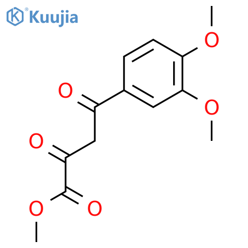 Methyl 4-(3,4-dimethoxyphenyl)-2,4-dioxobutanoate structure