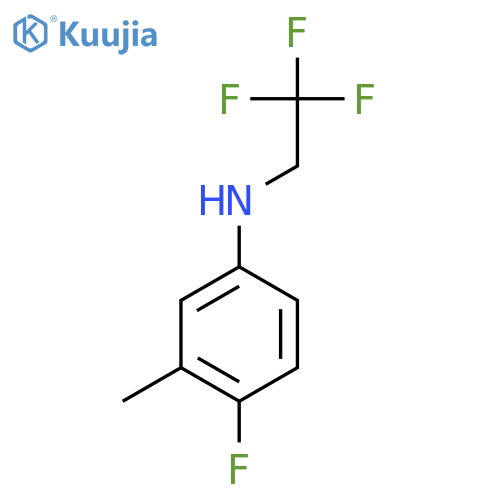 4-Fluoro-3-methyl-n-(2,2,2-trifluoroethyl)aniline structure