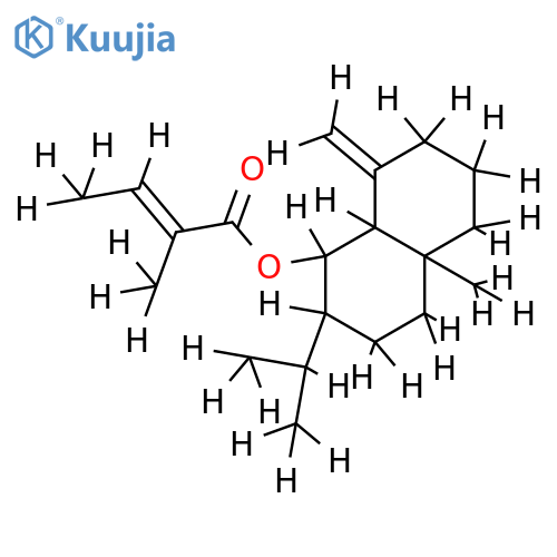 6alpha-Tiglionyloxy-4,15-dehydro-eudesman structure