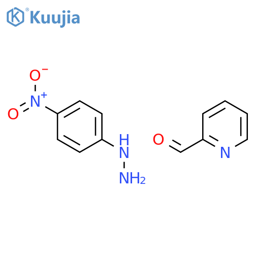 2-Pyridinecarboxaldehyde 4-nitrophenylhydrazone structure
