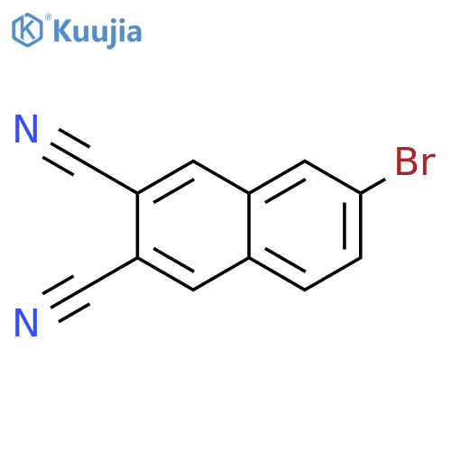 6-Bromo-2,3-dicyanonaphthalene structure