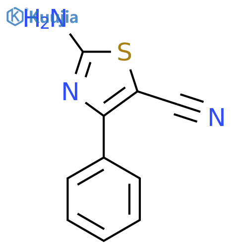 2-Amino-4-Phenylthiazole-5-carbonitrile structure