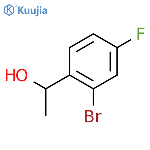 (1R)-1-(2-bromo-4-fluorophenyl)ethan-1-ol structure