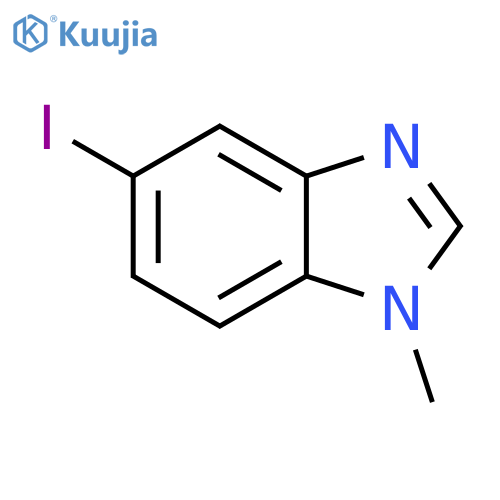 5-iodo-1-methyl-1H-1,3-benzodiazole structure
