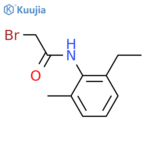 2-Bromo-N-(2-ethyl-6-methylphenyl)acetamide structure