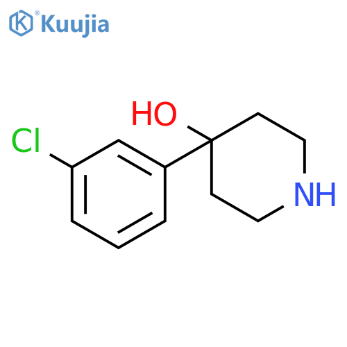 4-(3-Chlorophenyl)piperidin-4-ol structure