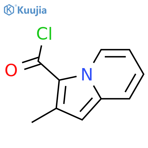 3-Indolizinecarbonylchloride,2-methyl-(9CI) structure