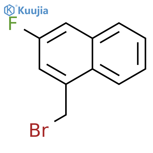 Naphthalene, 1-(bromomethyl)-3-fluoro- structure