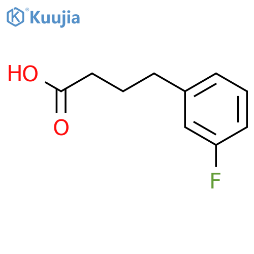 4-(3-Fluorophenyl)butanoic acid structure