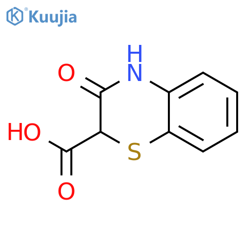 3-oxo-3,4-dihydro-2H-1,4-benzothiazine-2-carboxylic acid structure