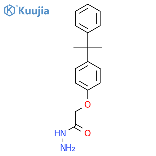 2-[4-(1-Methyl-1-phenylethyl)phenoxy]acetohydrazide structure
