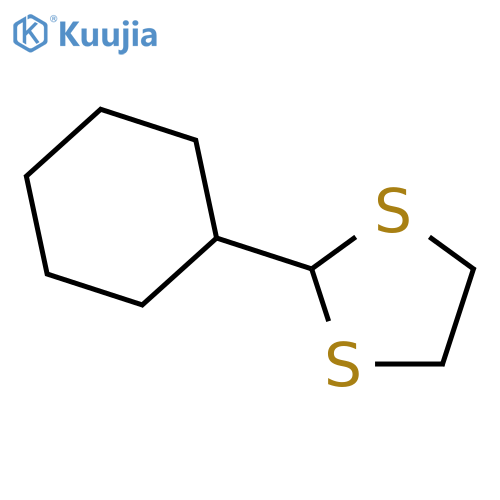 1,3-Dithiolane, 2-cyclohexyl- structure