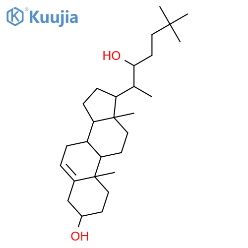 (3beta)-25-methylcholest-5-ene-3,22-diol structure