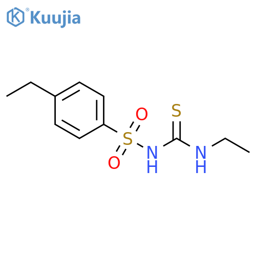 3-ethyl-1-(4-ethylbenzenesulfonyl)thiourea structure