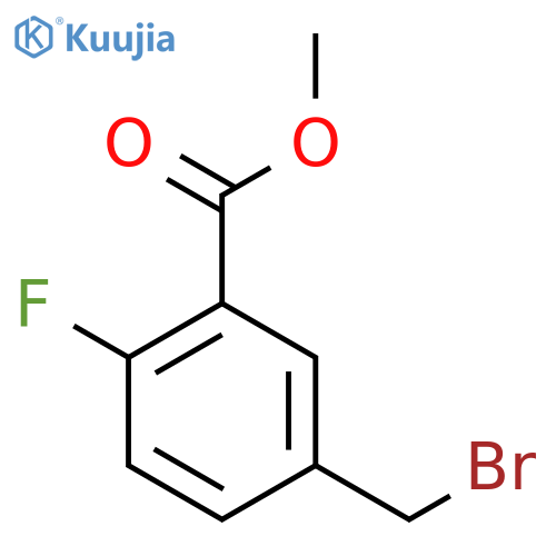 Methyl 5-(Bromomethyl)-2-Fluorobenzoate structure