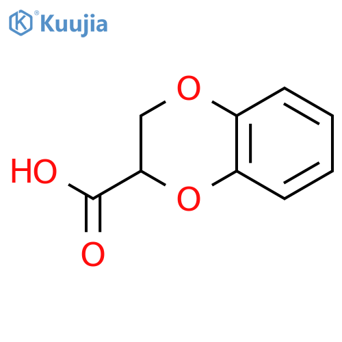 (3R)-2,3-dihydro-1,4-benzodioxine-3-carboxylic acid structure