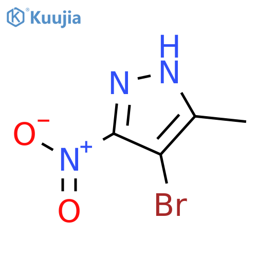 4-Bromo-3-methyl-5-nitro-1H-pyrazole structure
