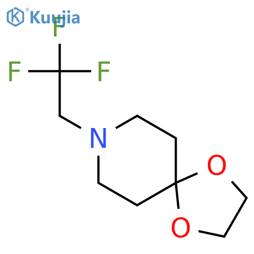 8-(2,2,2-trifluoroethyl)-1,4-dioxa-8-azaspiro[4.5]decane structure
