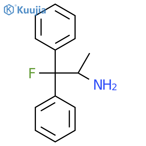 1-Fluoro-1,1-diphenylpropan-2-amine structure