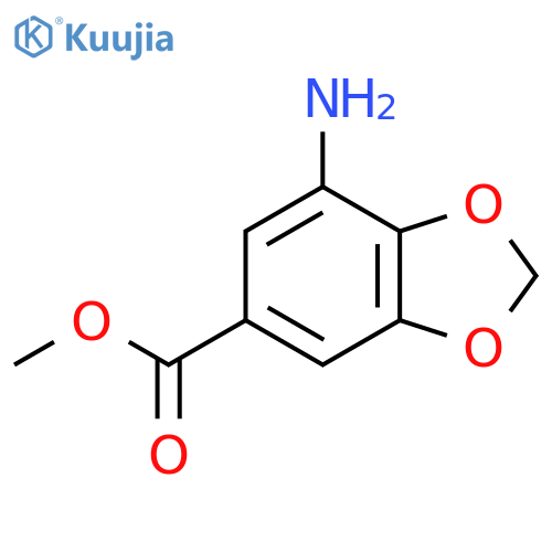 methyl 7-amino-1,3-dioxaindane-5-carboxylate structure