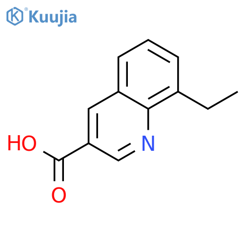 8-ethylquinoline-3-carboxylic Acid structure