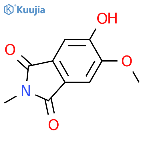 4,5-Dihydroxy-1,2-benzenedicarboxylic acid; Mono-Me ether, imide, N-Me structure