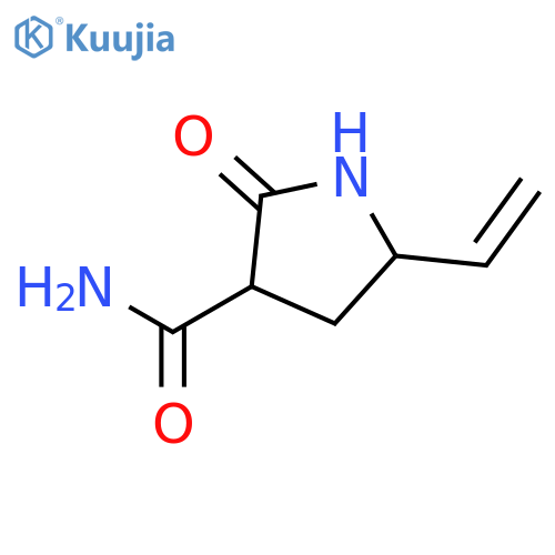 2-Oxo-5-vinylpyrrolidine-3-carboxamide structure