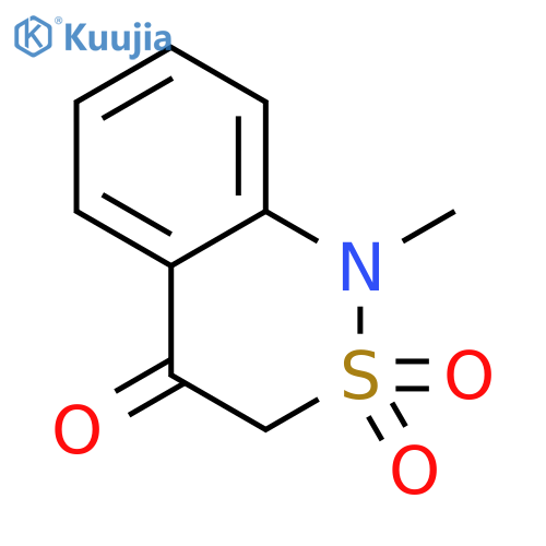 1-Methyl-2lambda6,1-benzothiazine-2,2,4(1H,3H)-trione structure