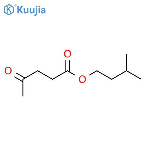 Pentanoic acid, 4-oxo-,3-methylbutyl ester structure