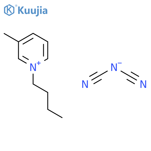 N-Butyl-3-methylpyridinium dicyanamide structure