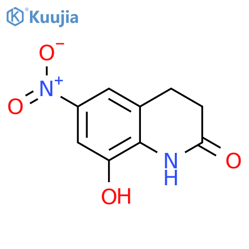 2(1H)-Quinolinone, 3,4-dihydro-8-hydroxy-6-nitro- structure