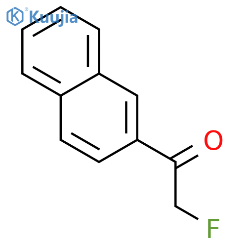 2-fluoro-1-(naphthalen-2-yl)ethan-1-one structure