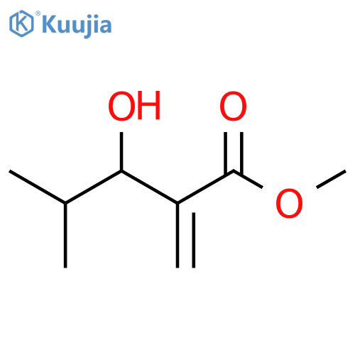 Methyl 2-(1-hydroxy-2-methylpropyl)acrylate structure