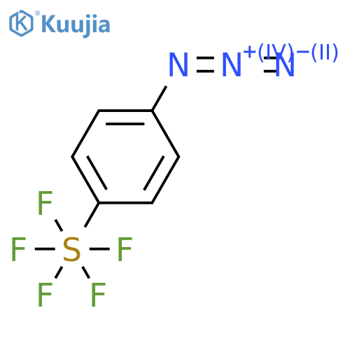 1-azido-4-(pentafluoro-lambda6-sulfanyl)benzene structure