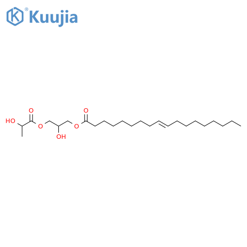 9-Octadecenoic acid(9Z)-, 2-hydroxy-3-(2-hydroxy-1-oxopropoxy)propyl ester (9CI) structure