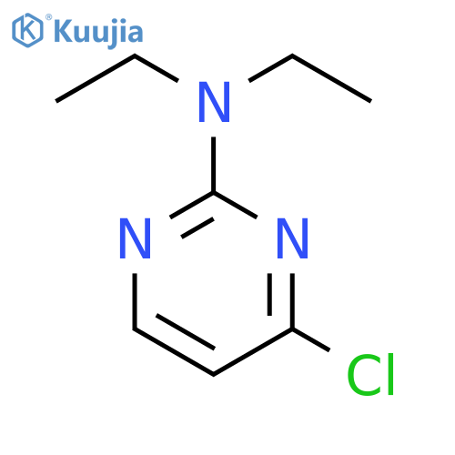 4-chloro-N,N-diethylpyrimidin-2-amine structure