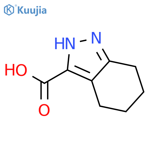 4,5,6,7-Tetrahydro-2H-indazole-3-carboxylic acid structure