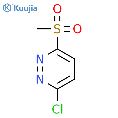 3-Chloro-6-(methylsulfonyl)pyridazine structure