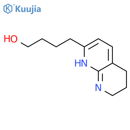 1,8-Naphthyridine-2-butanol, 1,5,6,7-tetrahydro- structure