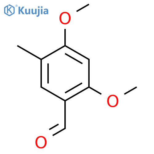 Benzaldehyde,2,4-dimethoxy-5-methyl- structure