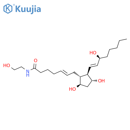 Prosta-5,13-dien-1-amide,9,11,15-trihydroxy-N-(2-hydroxyethyl)-, (5Z,9a,11b,13E,15S)- (9CI) structure