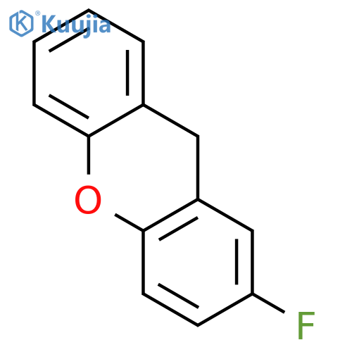 9H-Xanthene, 2-fluoro- structure