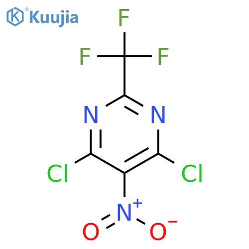 4,6-Dichloro-5-nitro-2-(trifluoromethyl)pyrimidine structure
