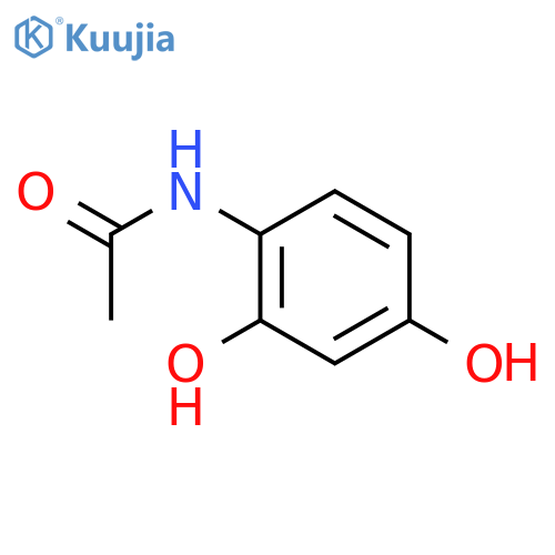 Acetamide, N-(2,4-dihydroxyphenyl)- structure