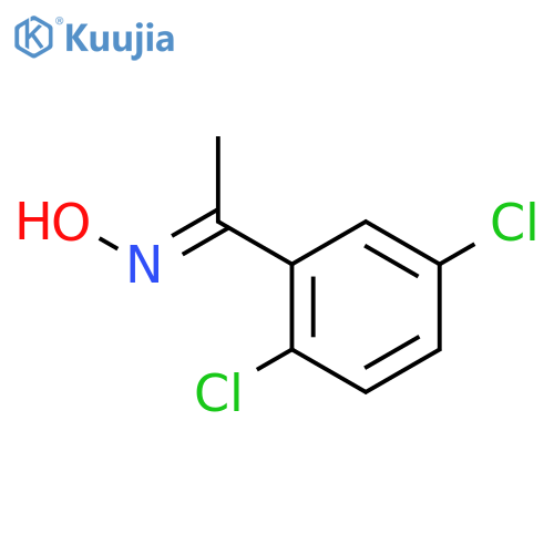 Ethanone, 1-(2,5-dichlorophenyl)-, oxime structure