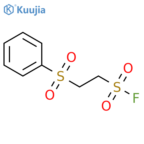 Ethanesulfonyl fluoride, 2-(phenylsulfonyl)- structure