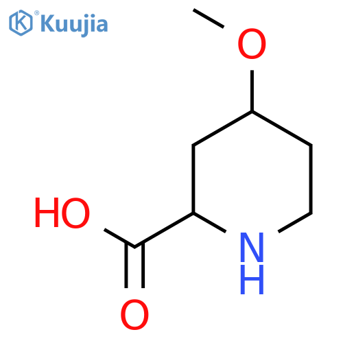 2-Piperidinecarboxylicacid, 4-methoxy-, (2R,4S)-rel- structure
