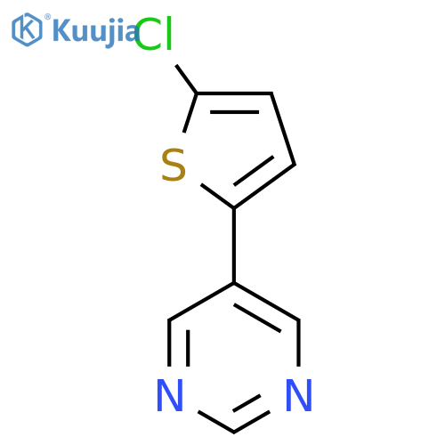 5-(5-Chloro-2-thienyl)pyrimidine structure